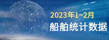 一圖讀懂丨2023年1~2月船舶統計數據